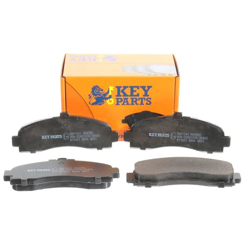 Key Parts 4 x Front Brake Pad Set fits Nissan Micra II 1992-2003 1.0 1.3 1.4