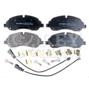 Key Parts 4 x Front Brake Pad Set fits Ford Tourneo Custom V362 Bus 2012-2023