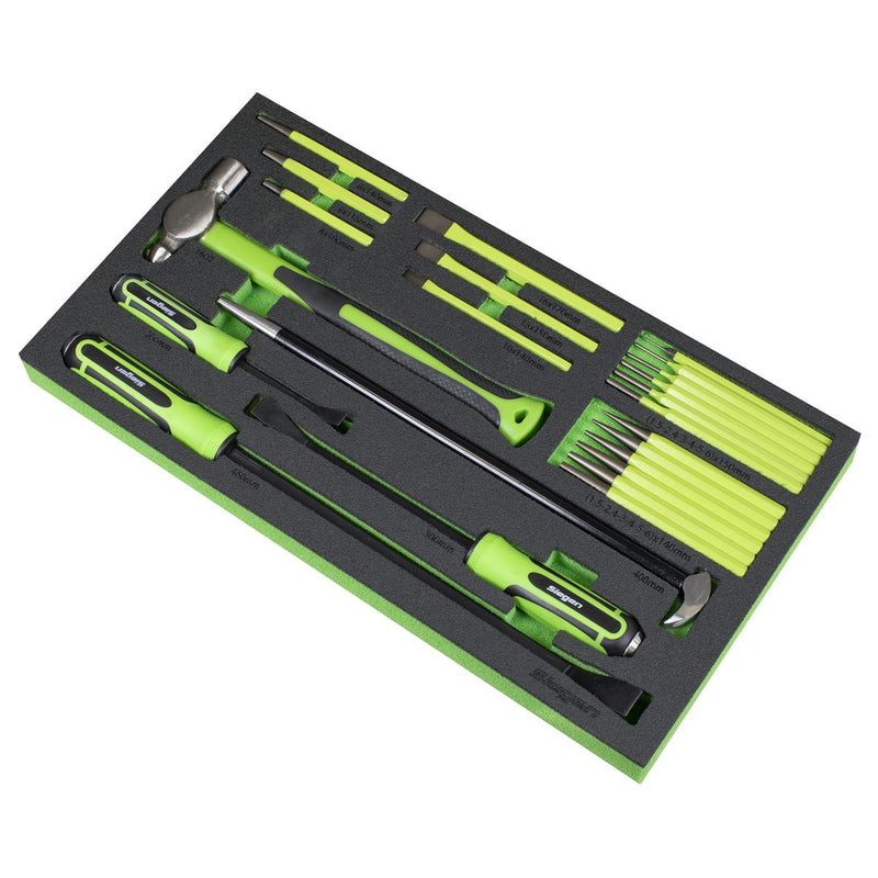 Siegen Siegen Pry Bar, Hammer & Punch Set with Tool Tray 23pc S01279 Siegen - Dynamic Drive