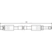 Apec Brake Hydraulic Hose Line Front HOS3605