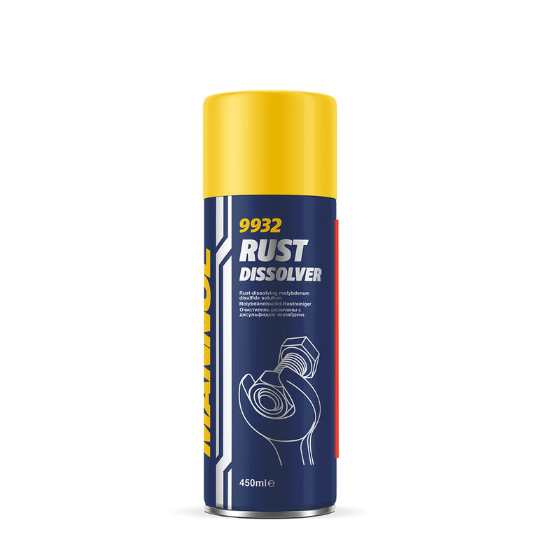 Mannol Rust Dissolver Rust Remover Spray Water Repellent Anti Friction 450ml