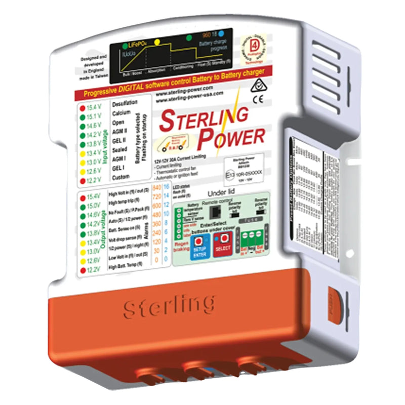 Sterling 12V 30A Battery Charger BB1230 for Vehicles