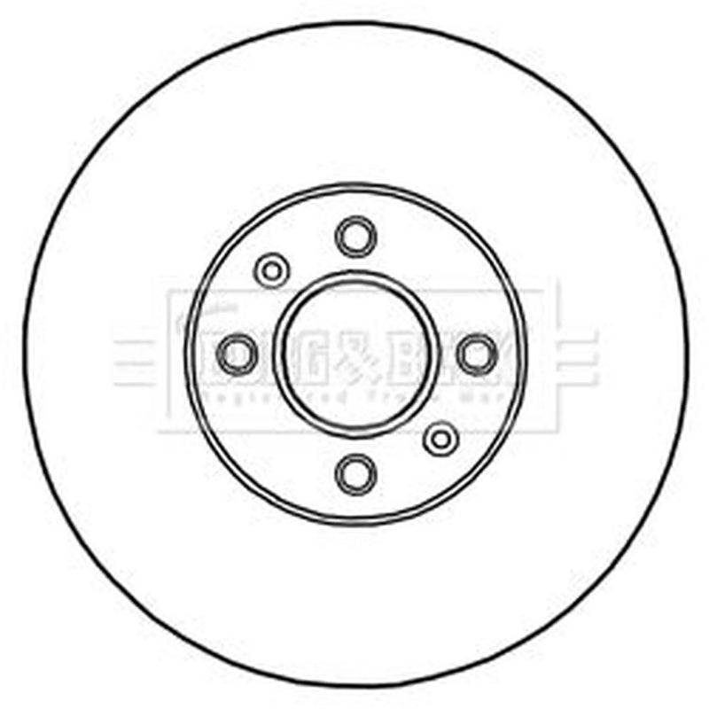 Borg & Beck Front & Rear Brake Discs & Pads fits Hyundai I20 III 2020 on 1.0