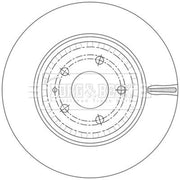 Borg & Beck Front & Rear Brake Discs & Pads fits Mazda CX-5 2017-2024 2.2 2.5