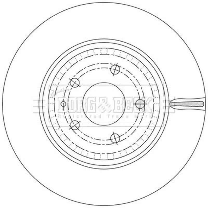 Borg & Beck Front & Rear Brake Discs & Pads fits Mazda CX-5 2017-2024 2.2 2.5