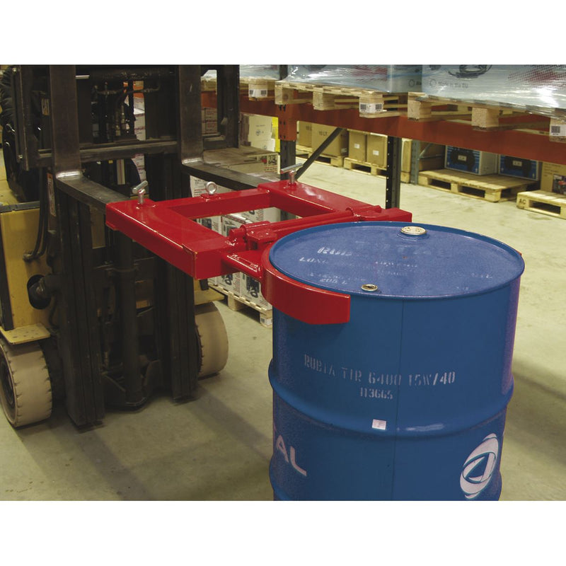 Sealey Forklift Drum Clamp Single 205L DG02 Sealey - Dynamic Drive