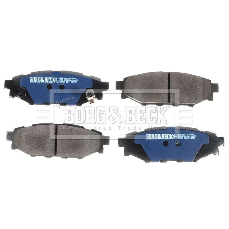 Borg & Beck Front & Rear Brake Discs & Pads fits Subaru Legacy IV 2003-2012