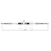 Apec Handbrake Cable Left Rear fits Nissan Cabstar 2006-2013