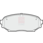 Apec Front & Rear Pads fits Mazda MX-5 1990-1998 1.6