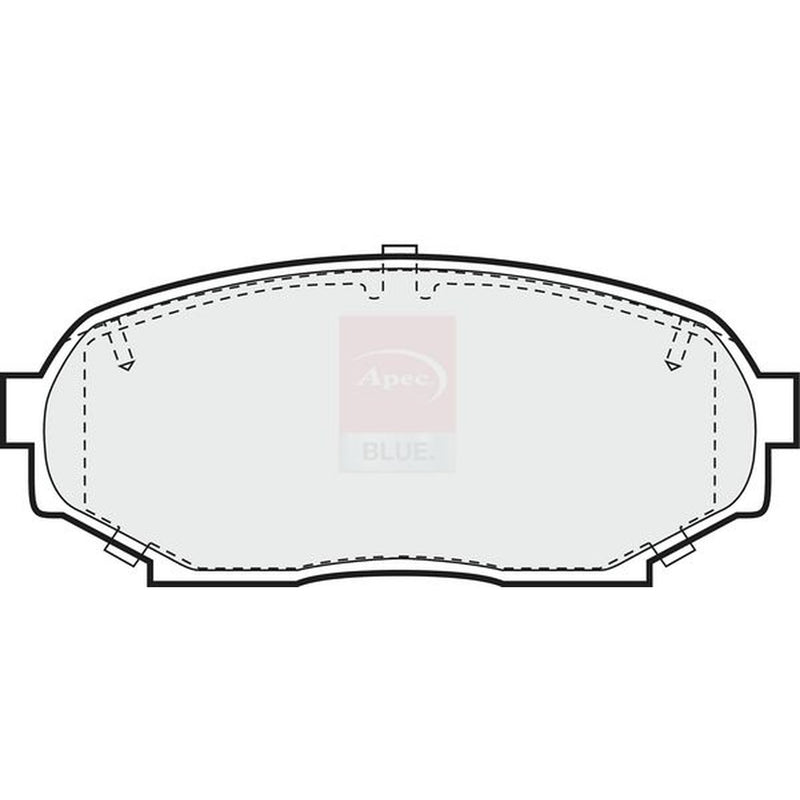 Apec Front & Rear Pads fits Mazda MX-5 1990-1998 1.6