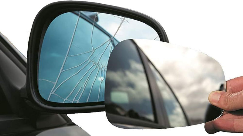 Summit Stick-On Standard Mirror Glass fits Audi A4 01 on RHS Summit - Bars 4 Cars