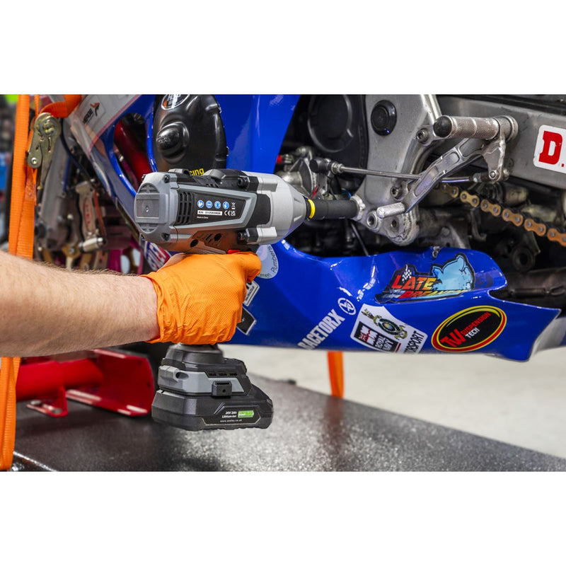Premier SV20 Series 1/2"Sq Drive Brushless Cordless Impact Wrench 20V Body Only Sealey Premier - Dynamic Drive
