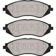 Juratek Front Brake Vented Discs & Pads fits Daewoo Lanos 1997 on 1.6