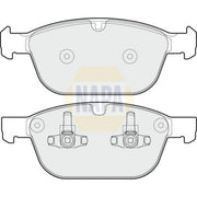 NAPA Front Brake Pad Set NBP1117