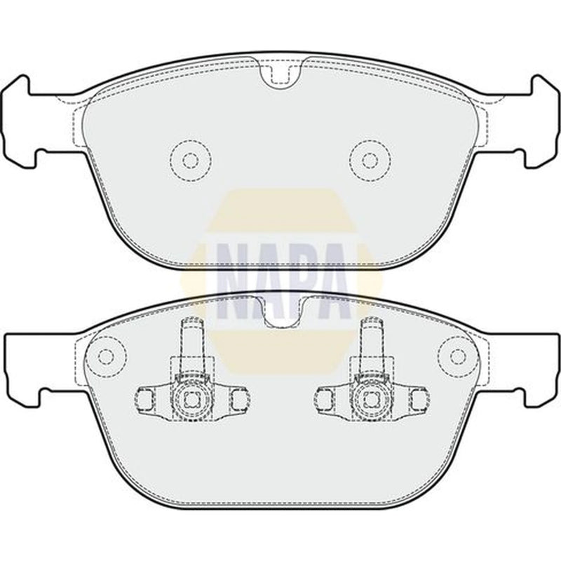 NAPA Front Brake Pad Set NBP1117