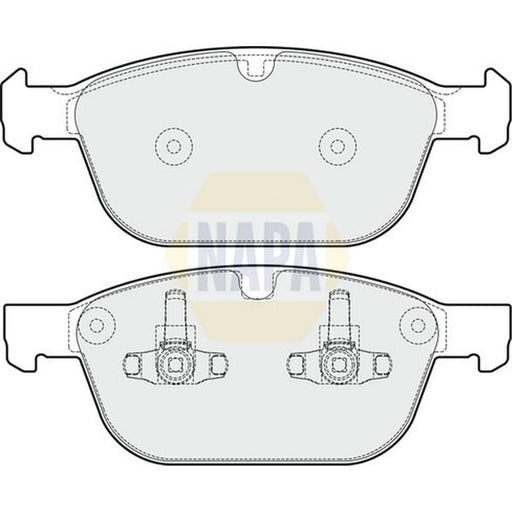 NAPA Front Brake Pad Set NBP1117