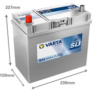 Varta Battery 12V 45Ah 330A 545158033