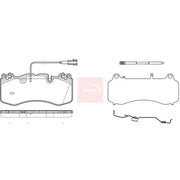 Apec Front Brake Pad Set fits Maserati Levante SUV 2016 on 3.0