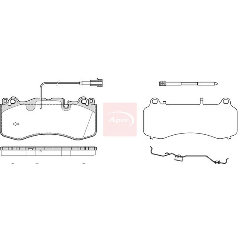 Apec Front Brake Pad Set PAD2384