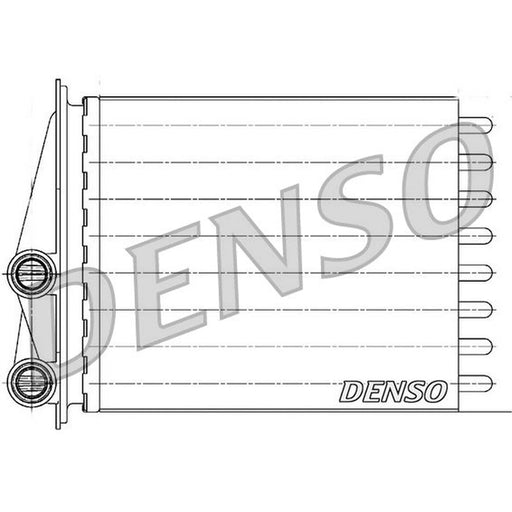 Denso Heater Matrix Core Heat Exchanger fits Opel Movano A 1999-2001