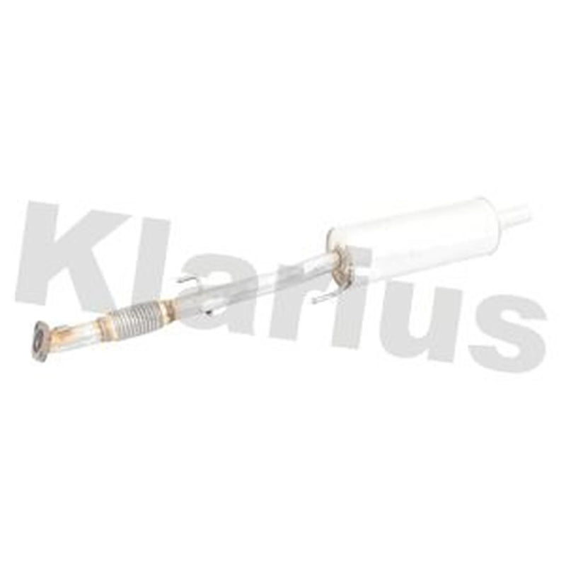 Klarius Box With Centre Pipe Centre fits Audi A1 2010-2015 1.4