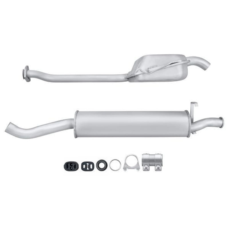 Hella End Silencer Rear fits Fiat Tipo 1992-1995 1.6