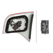 Hella Tail Light / Lamp P21W Left fits Audi A4 B7 2004-2008