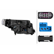 Hella Headlight Headlamp LED Left fits Mercedes-Benz Eqc 2019-2023 293.890