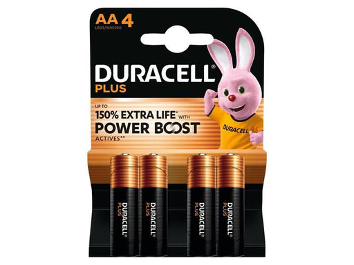 Duracell AA Cell Plus with Power Boost Batteries (Pack 4) Duracell - NN4 Online