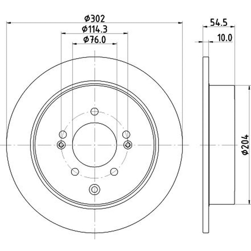 Mintex Front & Rear Brake Discs & Pads fits Kia Sportage IV 2015-2022 1.7 2.0