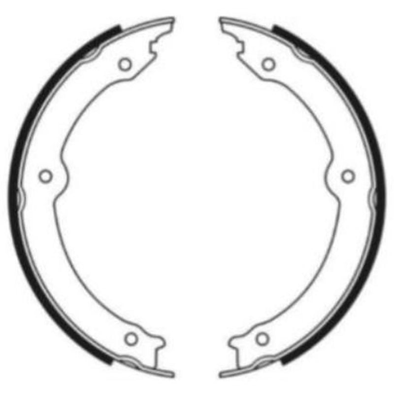 Mintex Parking Brake Shoe Set fits Hyundai Xg 2003-2005