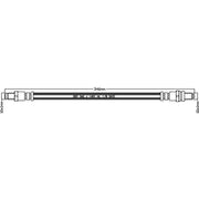 Juratek Brake Hydraulic Hose Line Right JBH1095