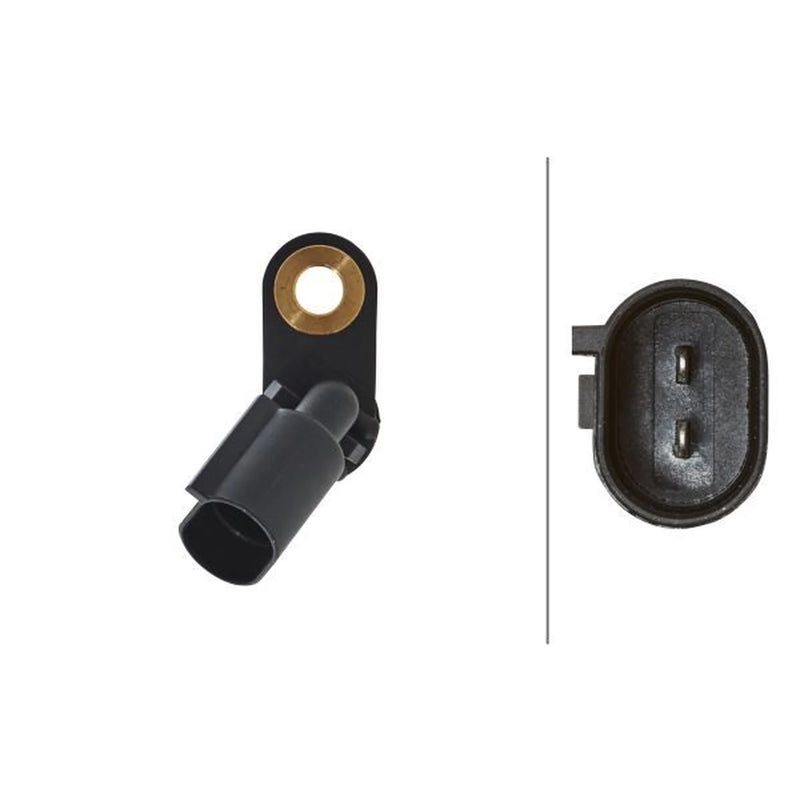 Hella ABS Wheel Speed Sensor Front Right fits Audi A3 1996-2003 1.6 1.8 1.9