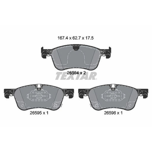 Textar Front Brake Pad Set 2659401