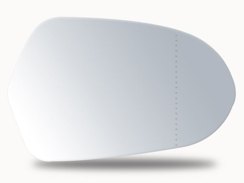 Summit Stick-On Aspheric Mirror Glass fits Audi A6 12 on RHS Summit - Bars 4 Cars