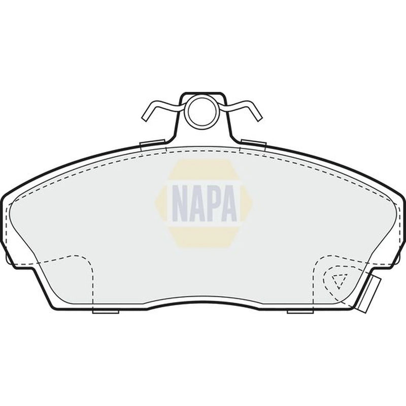 NAPA Front Brake Pad Set NBP1209