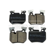 Borg & Beck Rear Brake Vented Discs & Pads fits BMW 1 2007-2013