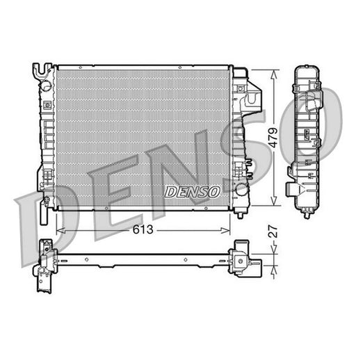 Denso Engine Radiator fits Dodge Ram 1500 Pickup 2001-2008 3.7 4.7