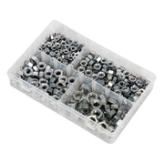 Sealey Steel Nut Assortment 1/4"-1/2"UNC 320pc AB030SN Sealey - Dynamic Drive