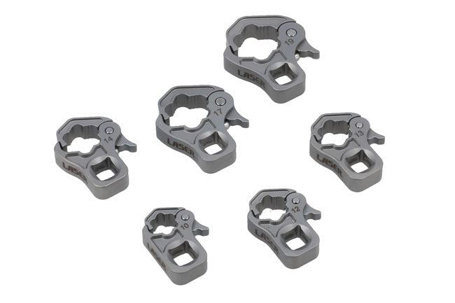 Laser Ratchet Flare Nut Wrench Set 3/8"D Laser - Dynamic Drive