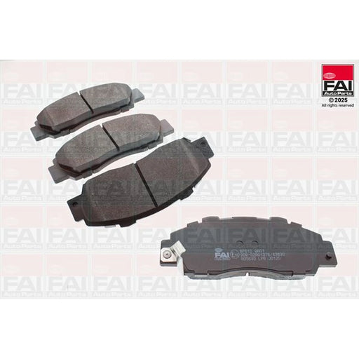 FAI Front Brake Pad Set fits Acura Legend 1988-1991 2.0