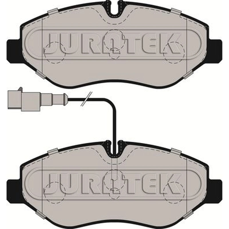 Juratek Front Brake Pad Set fits Nissan Cabstar 2006-2013