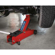 Sealey TROLLEY JACK 3 Ton Tonne Long Chassis Heavy Duty Car Van Caravan 1153CX Sealey  - Dynamic Drive