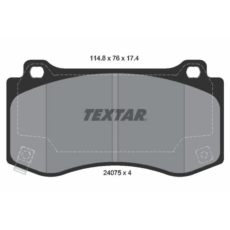 Textar Front Brake Pad Set 2407501