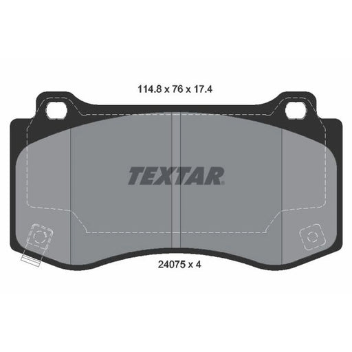 Textar Front Brake Pad Set 2407501