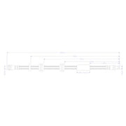 Juratek Brake Hydraulic Hose Line Front fits Mercedes-Benz C-Class 2013-2023