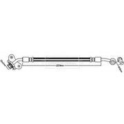 Borg & Beck Brake Hydraulic Hose Line Rear Right BBH8140