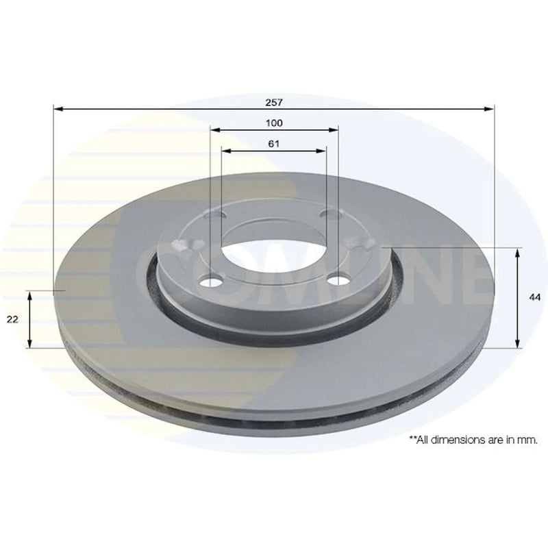 Comline Front & Rear Brake Discs & Pads fits Renault Clio V 2019 on 1.0