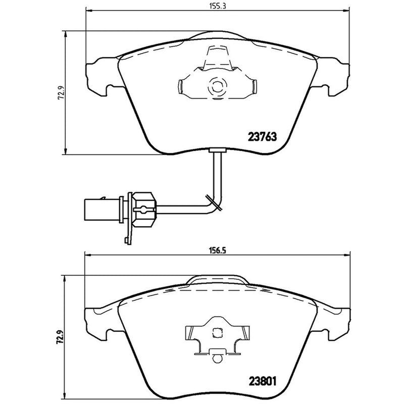 Brembo Front & Rear Brake Discs & Pads fits Audi A4 B7 2004-2009