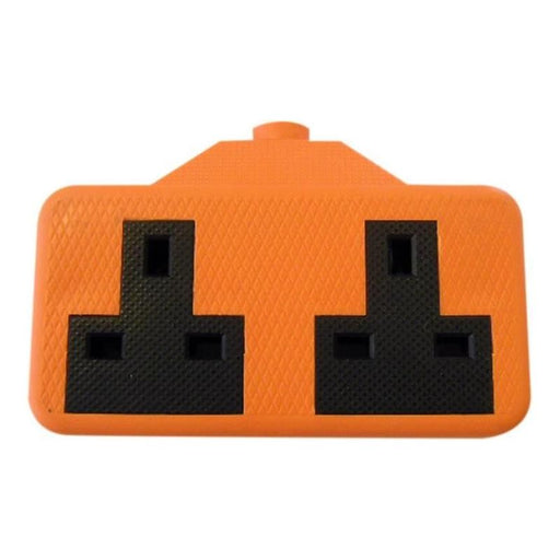 Dencon Trailing Socket 13A 2-Gang Orange Dencon - NN4 Online